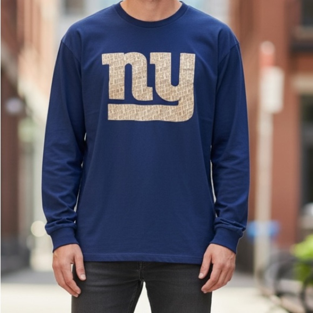 NFL•New York Giants Long Sleeve Classic Logo•5